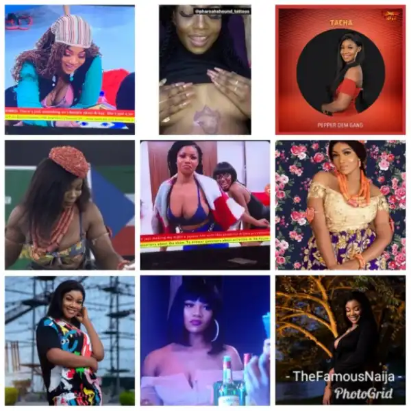 BBNaija: Throwback To When Tacha Tattooed Davido On Her Chest (Photos)